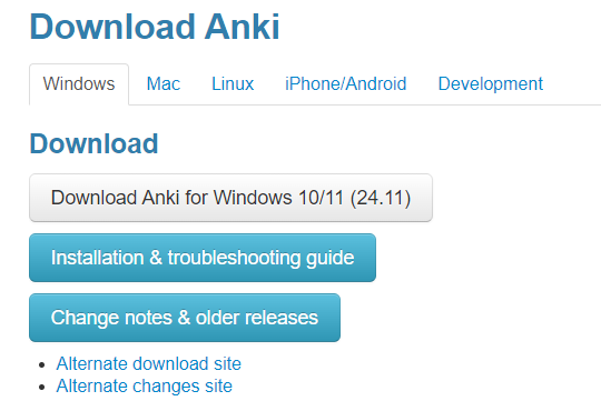 Instalacija Anki aplikacije - Windows